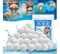 Balle Filtrante Piscine - Non spécifié - 800g - 100% Polyester - Réutilisable - Alternative au Sable Filtrant