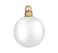 Balle gonflable de Noël - Boule gonflable géante de Noël, boule gonflable d'extérieur géante en PVC, ornements gonflables d'extérieur géants pour sapin de Noël extérieur Li