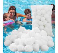 Balles Filtrantes,1300g Boule Filtrante Piscine réutilisable avec Filet à Linge,Peut remplacer 45kg de Filtration sur sableAquarium, Piscine filtres Accessoires