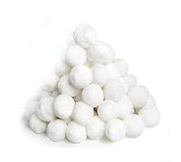 Balles filtrantes de piscine de 5 cm en fibre de polyester pour un retrait efficace des solides nécessitant peu d'entretien - Réutilisables - Plusieurs types de filtres (200 g)