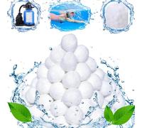 Balles filtrantes piscine 700 g,Balles filtrantes pour systèmes de filtration à sable, 700 g balle filtrante piscine, peut remplacer 25 kg de sable filtrant, pour filtre à sable, piscine,robot