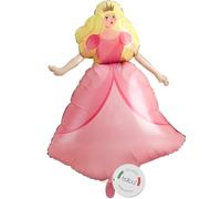 Balloa Ballon alu XXL Princesse, Ballon à l'hélium, Ballon Princesse pour fête, anniversaire d'enfant, cadeau d'anniversaire, décoration de fête pour filles et thème princesse, 71 cm
