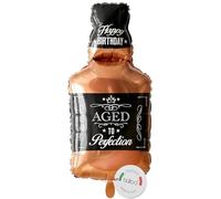balloa Ballon en aluminium Aged to Perfection, bouteille de whisky XXL, 78