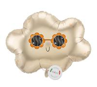 balloa Ballon en aluminium XXL - Motif nuage Groovy Boho - Décoration d'anniversaire - Ballon à l'hélium - Motif nuages - Pour fête, anniversaire d'enfant, décoration de fête - 62 cm