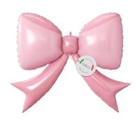 balloa Ballon gonflable XXL avec nœud pour bébé fille, ballon à l'hélium, cadeau de naissance, cadeau de fête prénatale, ballon rose pour nouveau-né, décoration de fête, fête prénatale, 90 cm