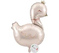 balloa Ballon gonflable XXL Boho Cygne - Motif animal - Ballon à l'hélium - Décoration d'anniversaire pour fille - Pour fête, fête prénatale, cadeau d'anniversaire - 72 cm