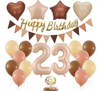 Ballon 23ème Anniversaire Décoration, Ballon rétro Anniversaire Femme 23 ans, Décorations rétro 23ème Anniversaire Fête, Nombre 23ème Anniversaire Femme, Ballon 23ème Anniversaire Homme
