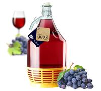 Ballon à vin KADAX, ballon en verre pour vin, tonneau à vin en verre