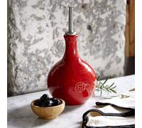 Ballon à Vinaigre Huilier en Céramique Bouchon Verseur EMILE HENRY Rouge grand cru