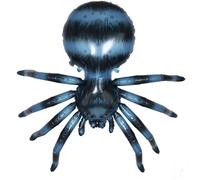 Ballon alu Araignée Halloween 132cm - PTIT CLOWN - Gris - Idéal pour Halloween