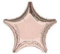 Ballon étoile rose doré 45cm