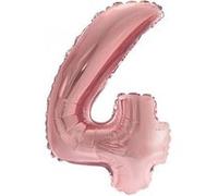 ballon aluminium chiffre 4 36cm or rose - surprisez vous balm0rg04 Rose G