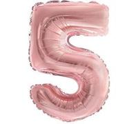 ballon aluminium chiffre 5 36cm or rose - surprisez vous balm0rg05 Rose G