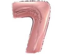 ballon aluminium chiffre 7 36cm or rose - surprisez vous balm0rg07 Rose G