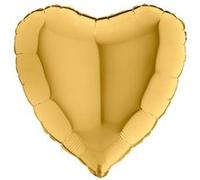 ballon aluminium cur 46cm or - grabo 18012g5-p Jaune G