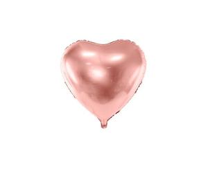 Ballon Aluminium Cur Rose Gold Métallisé 45 Cm Taille Unique Rose