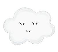 ballon aluminium figurine nuage 62x45cm blanc - grabo 35873we-p Blanc G