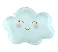 ballon aluminium figurine nuage 62x45cm bleu pâle - grabo g72119-p Bleu G