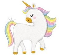 ballon aluminium forme licorne magique 122cm - grabo 35952gh-p Multicolore G