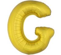 Ballon Aluminium Géant Lettre G doré 1m doré G