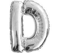 ballon aluminium lettre d 36cm argent - surprisez vous balmld Gris G
