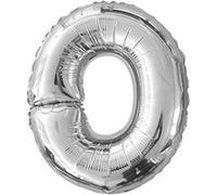 ballon aluminium lettre o 36cm argent - surprisez vous balmlo Gris G