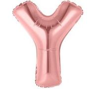 ballon aluminium lettre y 36cm or rose - surprisez vous balm0rgly Rose G