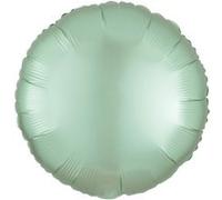 ballon aluminium rond 43cm vert pastel satiné - 3991301 Vert G