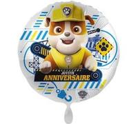 ballon aluminium rond anniversaire ruben 45cm - générique 103-nick-fre Jaune G