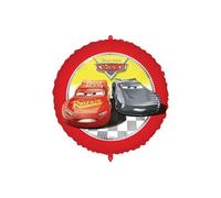 ballon aluminium rond cars 45cm rouge - générique 193069 Rouge G