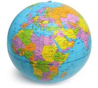Ballon bleu clair - globe gonflable