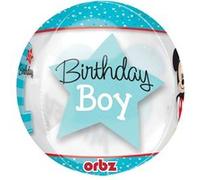 ballon bulle mickey mouse 1er anniversaire 38x40cm Bleu G
