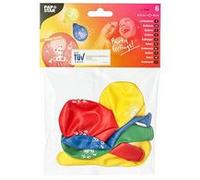 Ballon de baudruche '9', rond, assorti