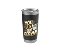 Ballon de volleyball amusant « You Just Got Served » Gobelet isotherme en acier inoxydable double paroi