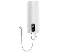 Ballon d'eau chaude Boiler 100l, Chauffe-eau avec douchette, Chauffe-eau pour salles de bains et salons de coiffure, chauffe-eau intelligent, température réglable de 25-75°C