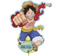 Ballon décoratif - ONE PIECE - Monkey Luffy - 34,6x45cm - Blanc