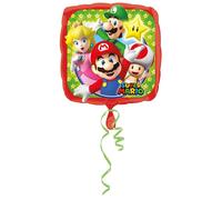 Ballon en alu - NO NAME - SUPER MARIO ™ - 43 cm - Compatible hélium - Licence officielle