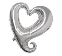 Ballon En Aluminium Coeur Silhouette ?91cm Argent? - Rayher