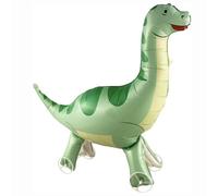 Ballon en aluminium motif dinosaure XXL (103 x 90 cm), ballon dinosaure qui coule Brachiosaure - Joli ballon à col long pour décoration d'anniversaire d'enfant, garçons et filles, fête à thème