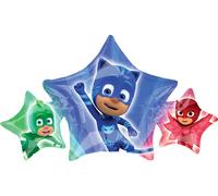 Ballon en feuille PJ Masks multicolore 43x22cm - taille unique