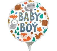Ballon en plastique pour fête de bébé, animaux, forêt, 10 cm