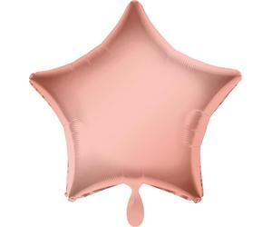 Ballon étoile rose doré 45cm