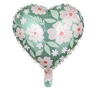 Ballon gonflable en forme de cœur et de fleurs - Pour anniversaire, Saint-Valentin, fête, jardin, printemps, été, décoration - Cadeau pour enfants et adultes