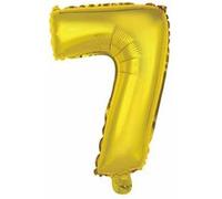 Ballon Gonflable Métallisé "Chiffre 7" 40cm Or Or G