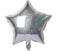Ballon Gonflable Métallisé "Étoile" 40cm Argent Gris G