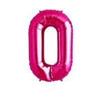 Ballon gonflable rose 40 cm Lettre O