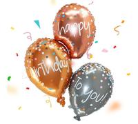 Ballon Gonflable XXL Happy Birthday,ballons gonflables,joyeux anniversaire ballon,Ballon Gonflable en Aluminium,Pour anniversaire d'enfant garçon et fille