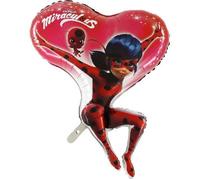 Ballon - GUIZMAX - Miraculous Ladybug - 80 x 50 cm - Gonflable à l'hélium - Décoration d'anniversaire