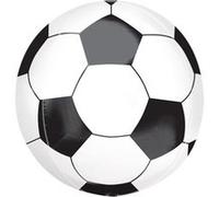 ballon orbz foot - amscan 3068501 Blanc G