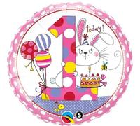 Ballon Rachel Ellen 1er anniversaire fille